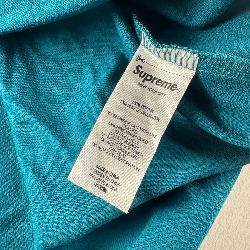 Supreme Beaded Blue Tee (M)