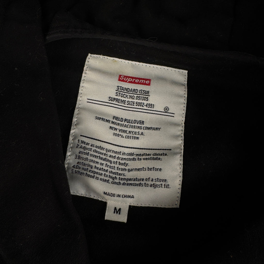 Supreme 2012 Field Pullover Black Jacket (M)