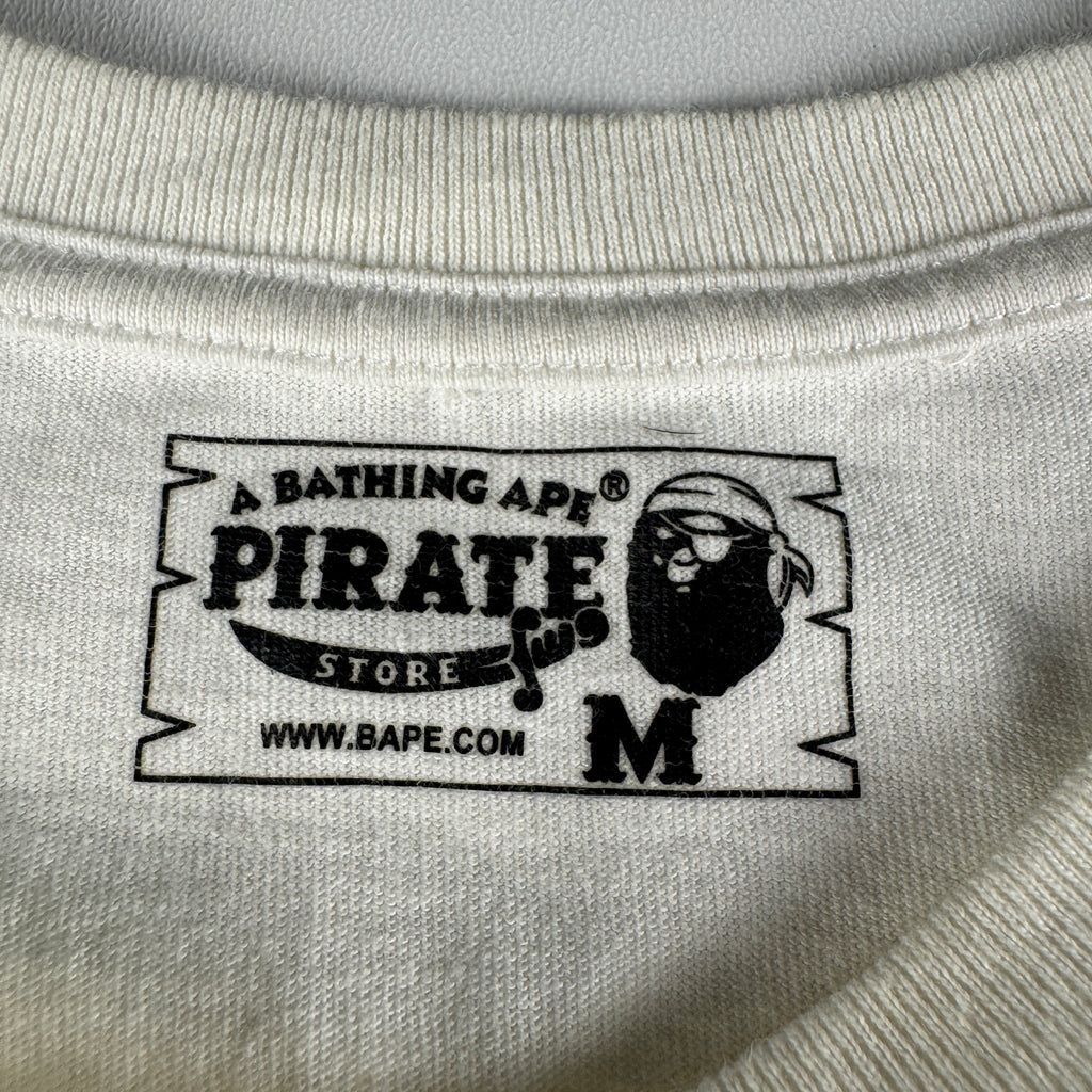 BAPE Baby Milo Pirate Store White Tee (M)
