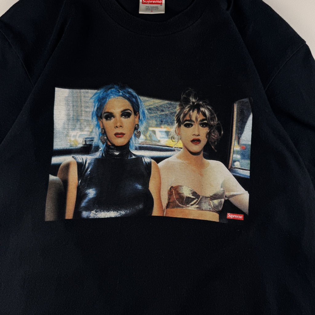 Supreme x Nan Goldin Misty and Jimmy Paulette Black Tee (S)