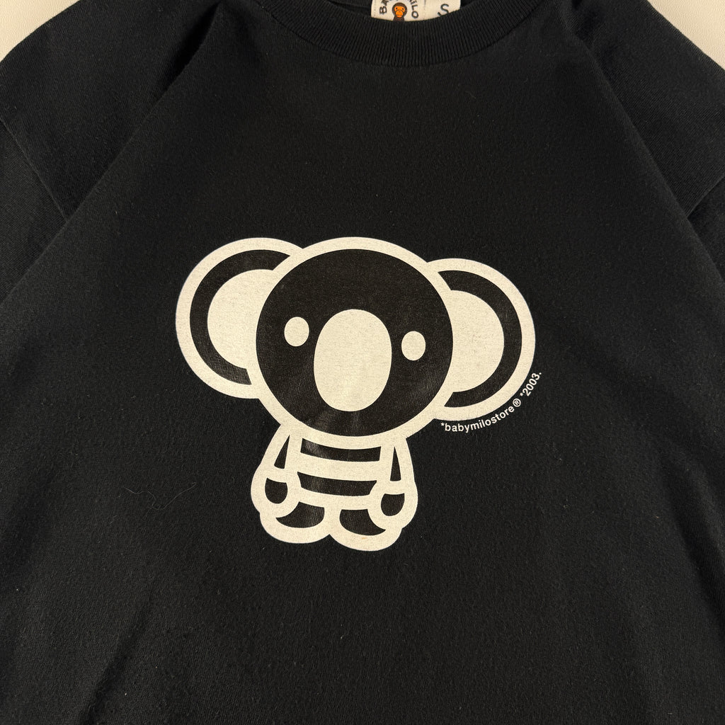 BAPE Baby Milo 2003 Koala Black Tee (S)