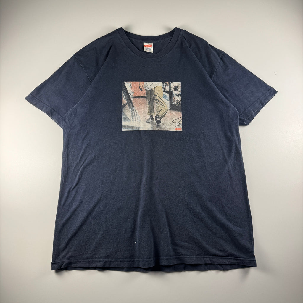 Supreme x Larry Clark Kids "40oz" Navy Blue Tee (XL)