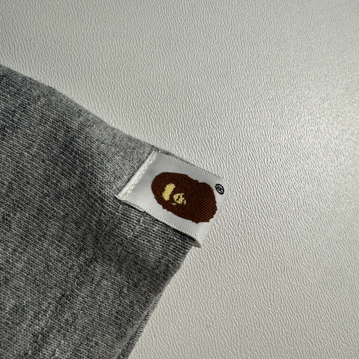 BAPE College Grey Tee (M)