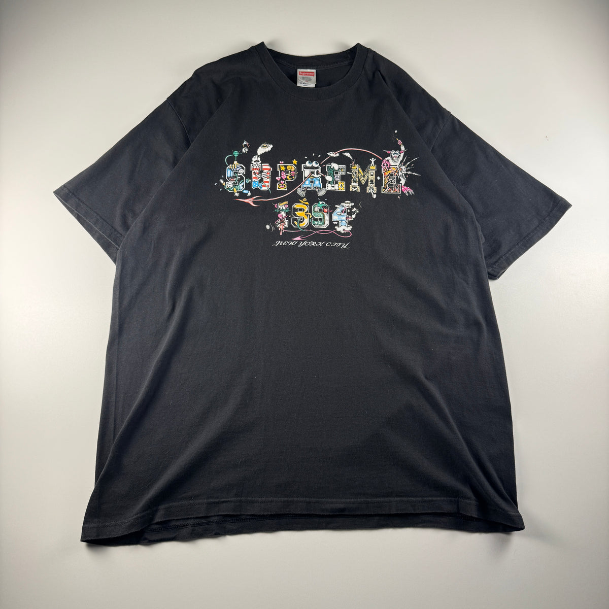 Supreme Varsity Black Tee (XL)