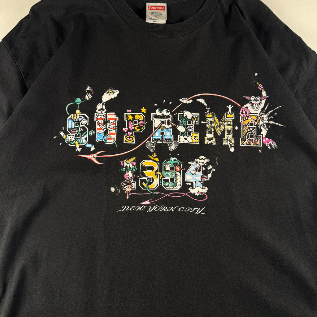 Supreme Varsity Black Tee (XL)