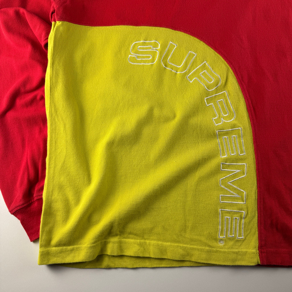 Supreme Arc Corner Red and Yellow Long Sleeve (S)