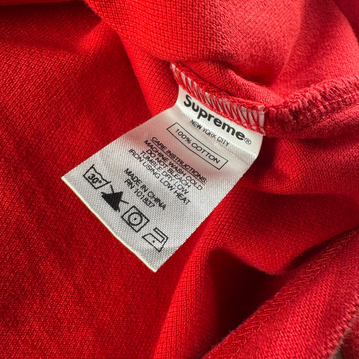 Supreme Arc Corner Red and Yellow Long Sleeve (S)