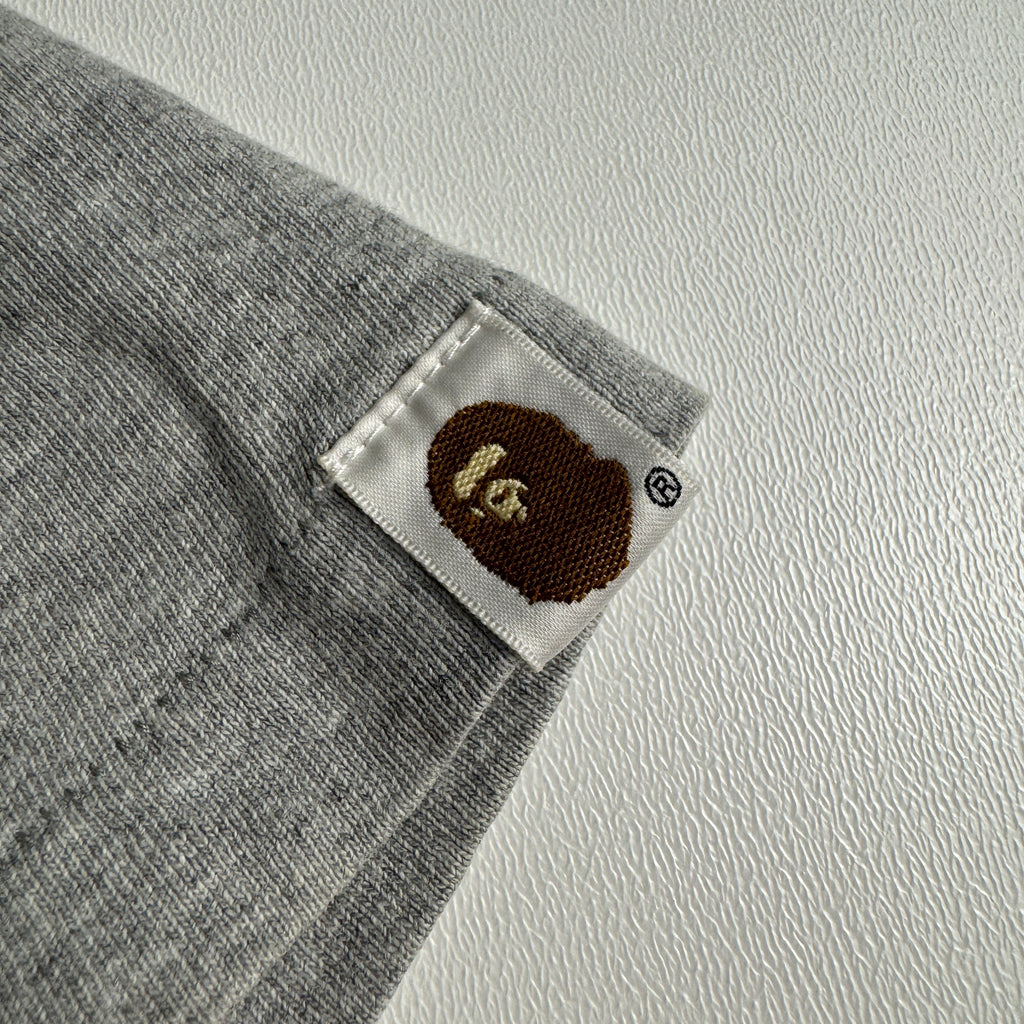 BAPE Fur Circle Logo Grey Tee (XL)