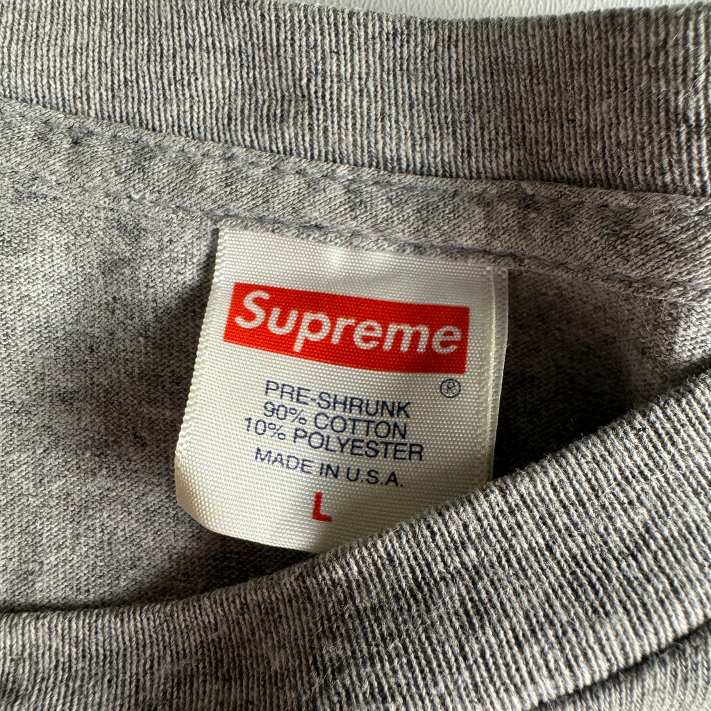 Supreme x Nan Goldin Kim in Rhinestone Grey Tee (L)