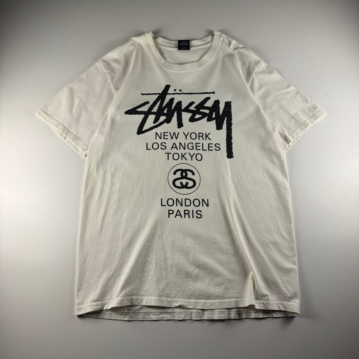 Stussy World White Tee (L)
