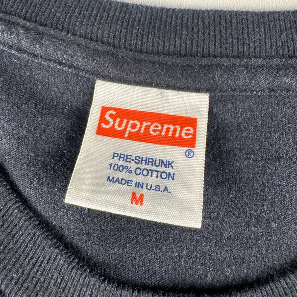 Supreme Bling Box Logo Black Tee (M)