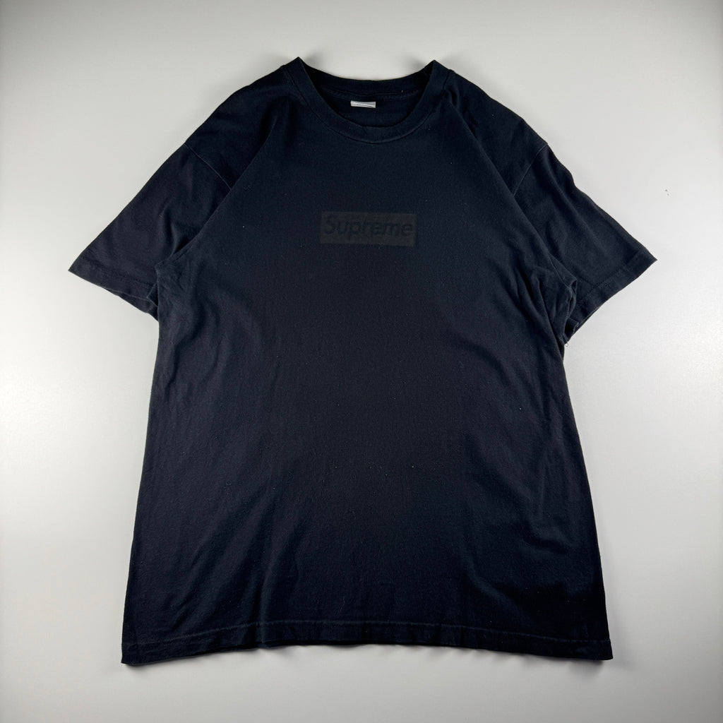 Supreme Tonal Box Logo Black Tee (M)
