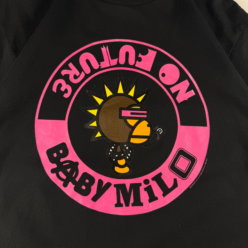 BAPE Baby Milo No Future Black Tee (L)
