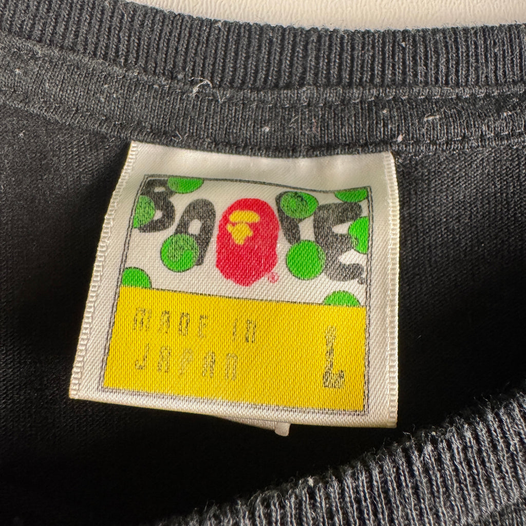 BAPE Baby Milo No Future Black Tee (L)