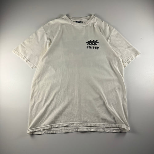 Stussy Surfwalk White Tee (L)