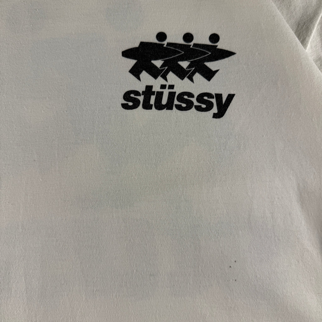 Stussy Surfwalk White Tee (L)