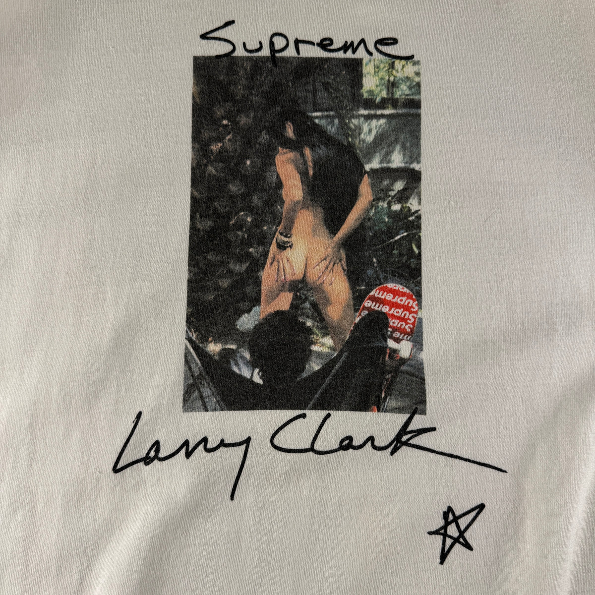 Supreme x Larry Clark 2004 Photo White Tee (L)