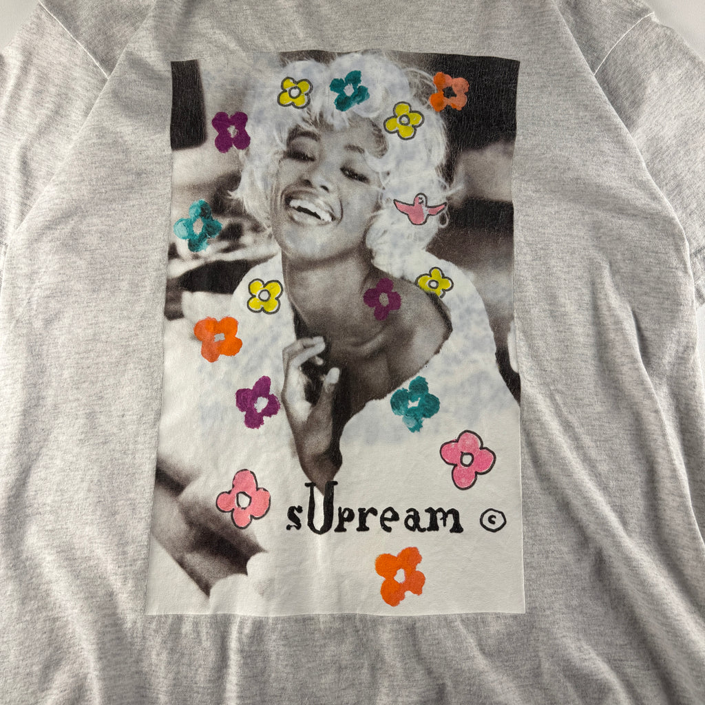 Supreme x Naomi Campbell Grey Tee (M)