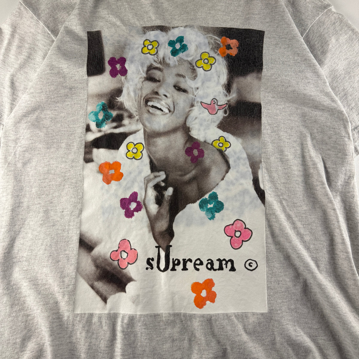 Supreme x Naomi Campbell Grey Tee (M)