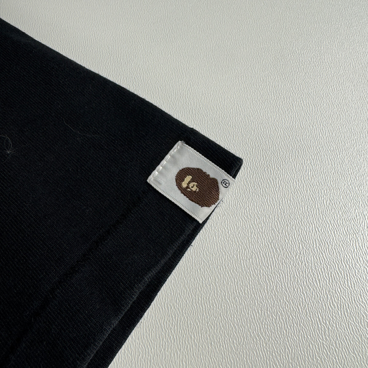 BAPE Circle Logo Black Tee (L)