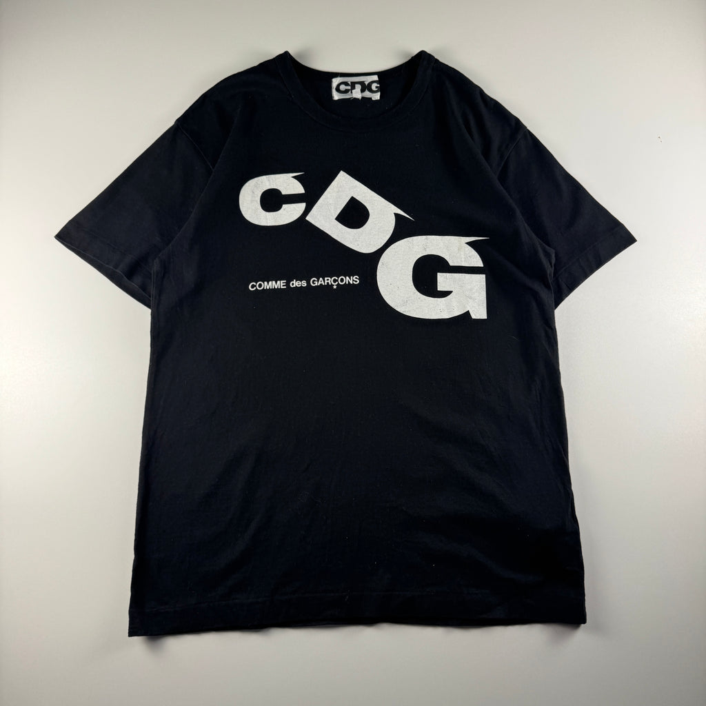 CDG Logo Black Tee (L)