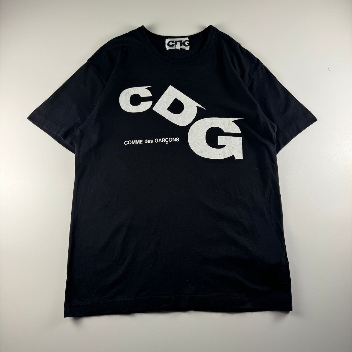 CDG Logo Black Tee (L)