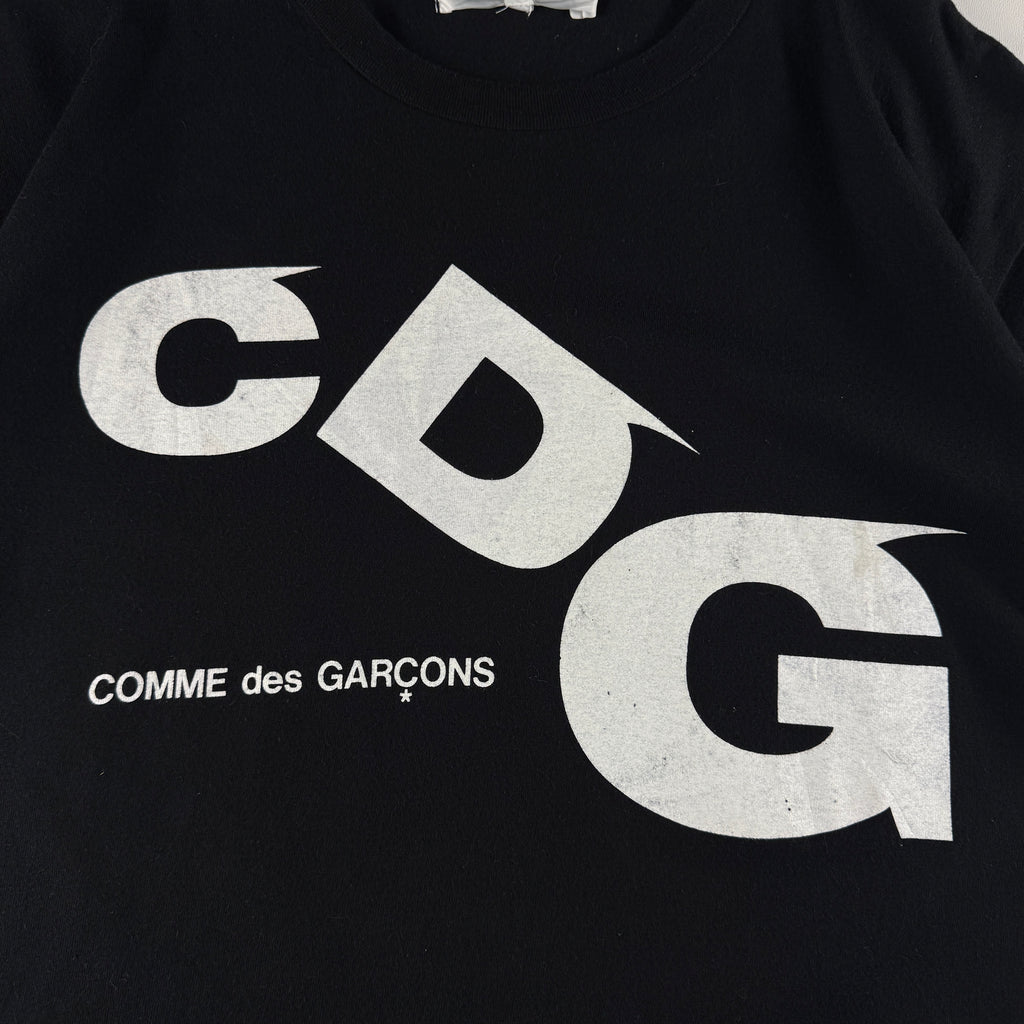 CDG Logo Black Tee (L)