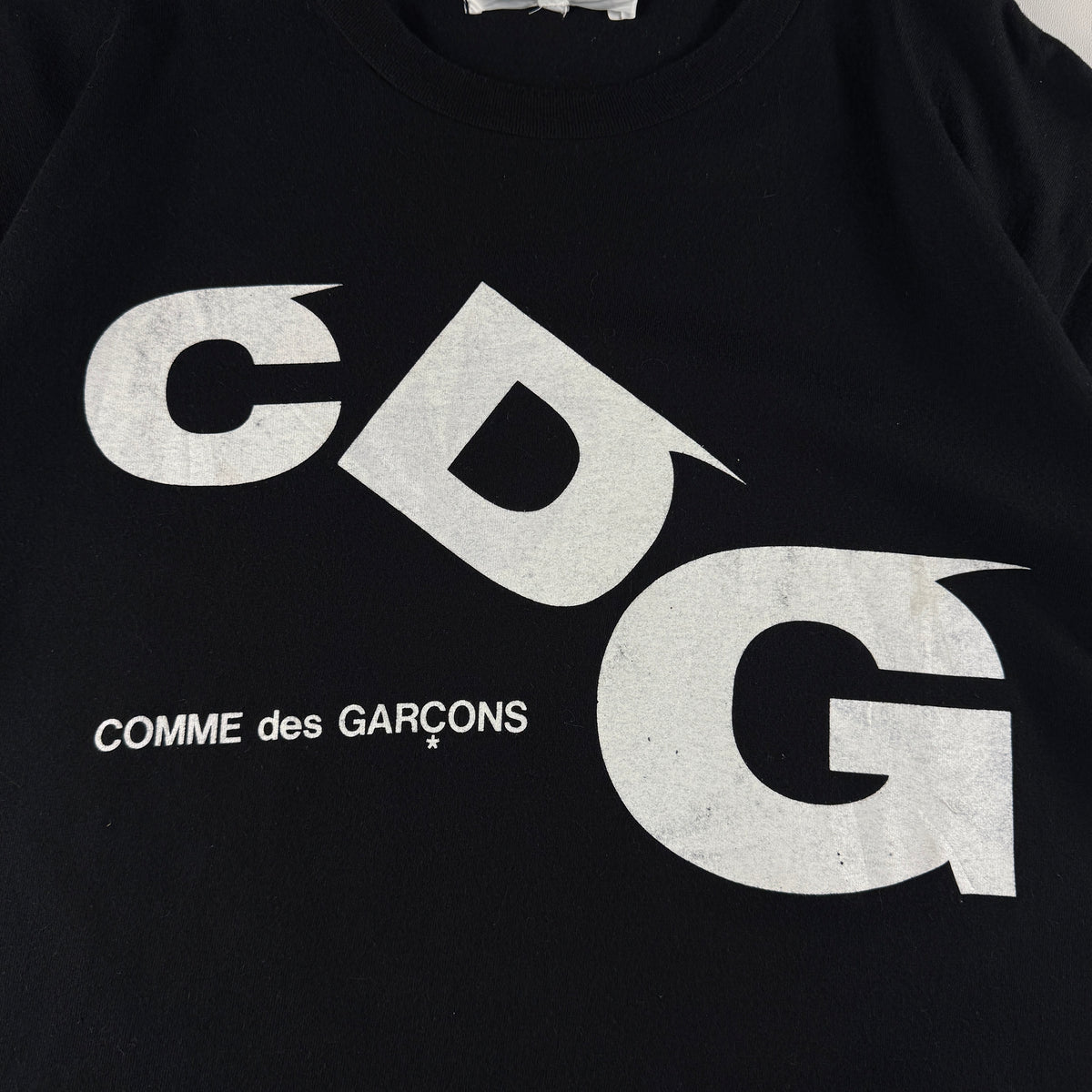 CDG Logo Black Tee (L)
