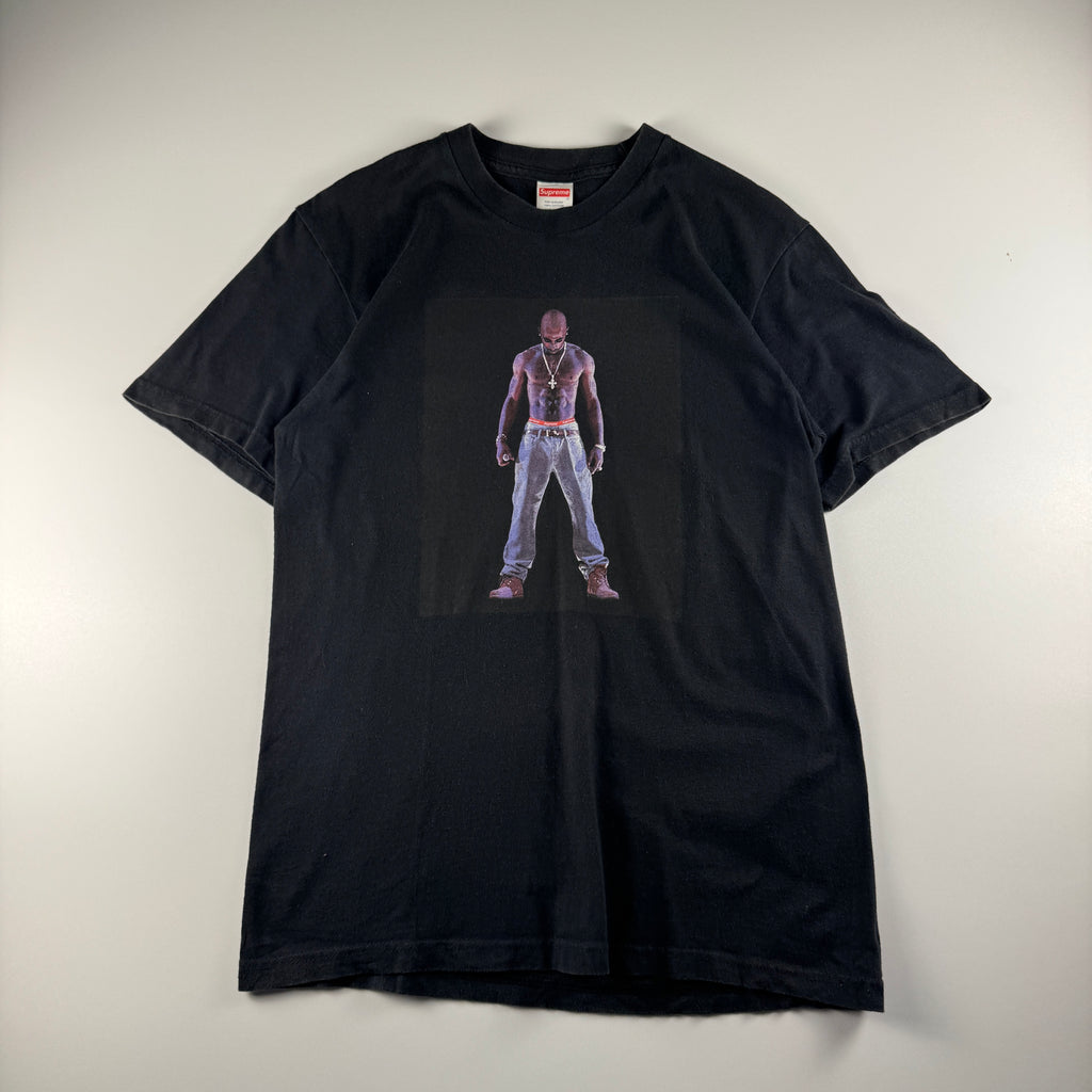 Supreme Tupac Holographic Black Tee (S)