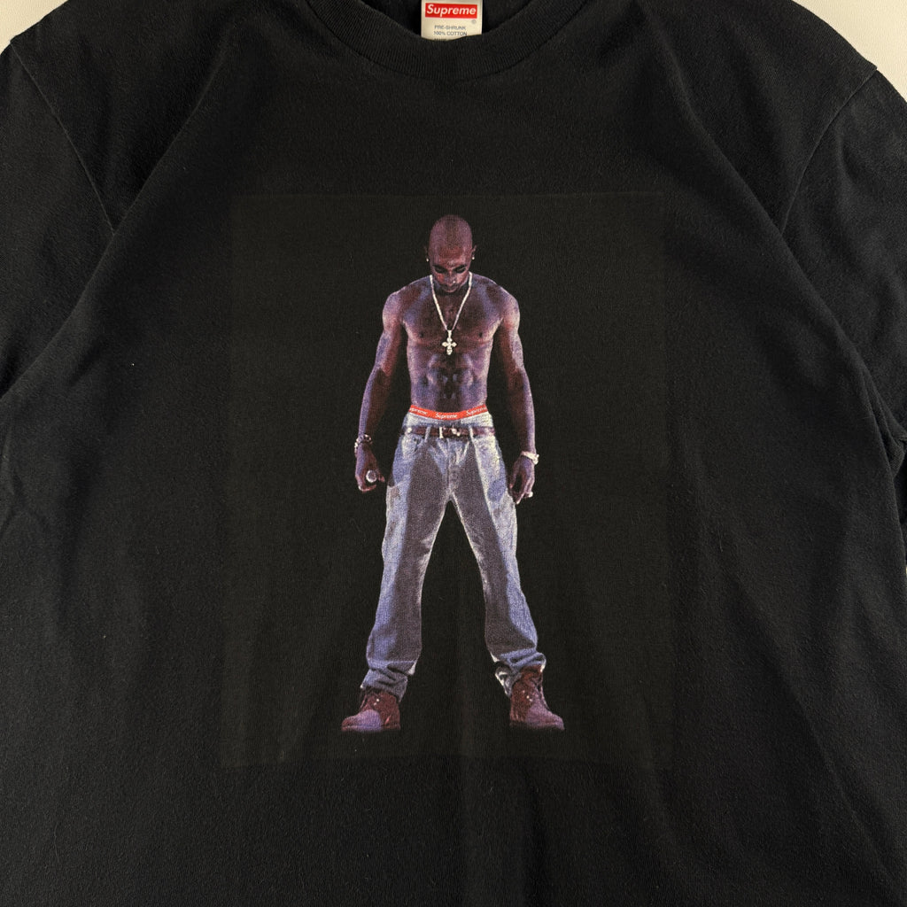 Supreme Tupac Holographic Black Tee (S)