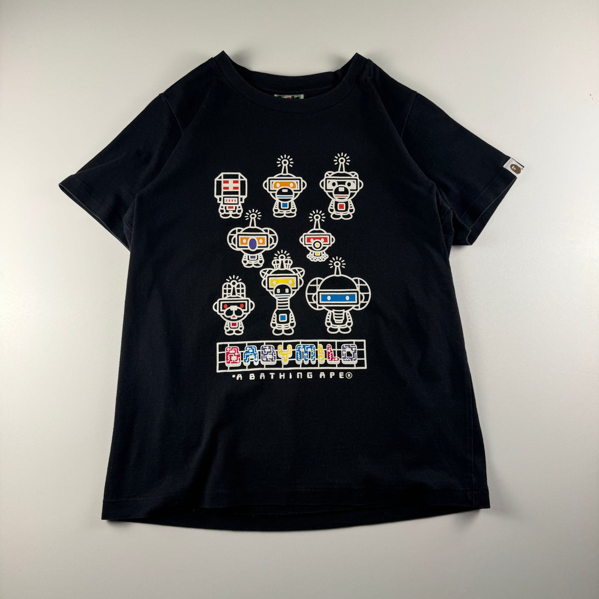 BAPE Baby Milo Robot Black Tee (Ladies XS)