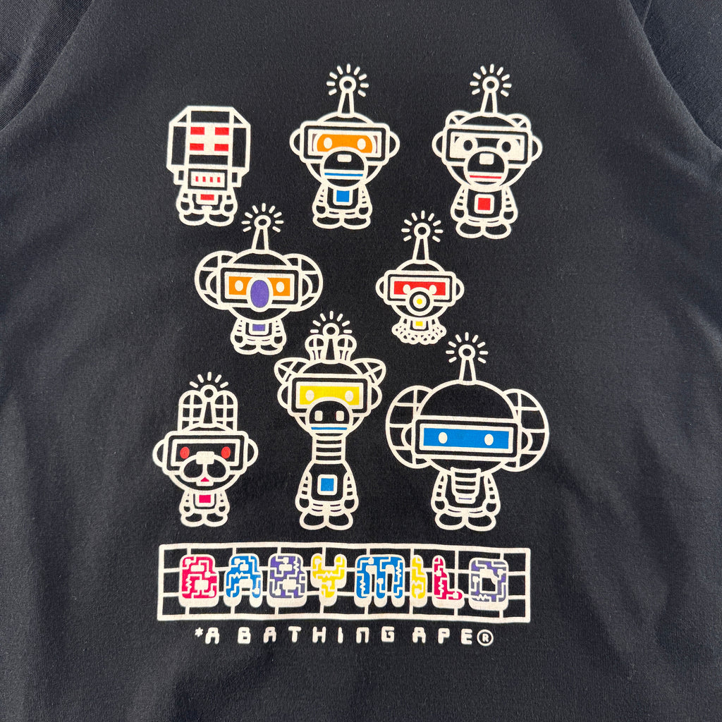 BAPE Baby Milo Robot Black Tee (Ladies XS)
