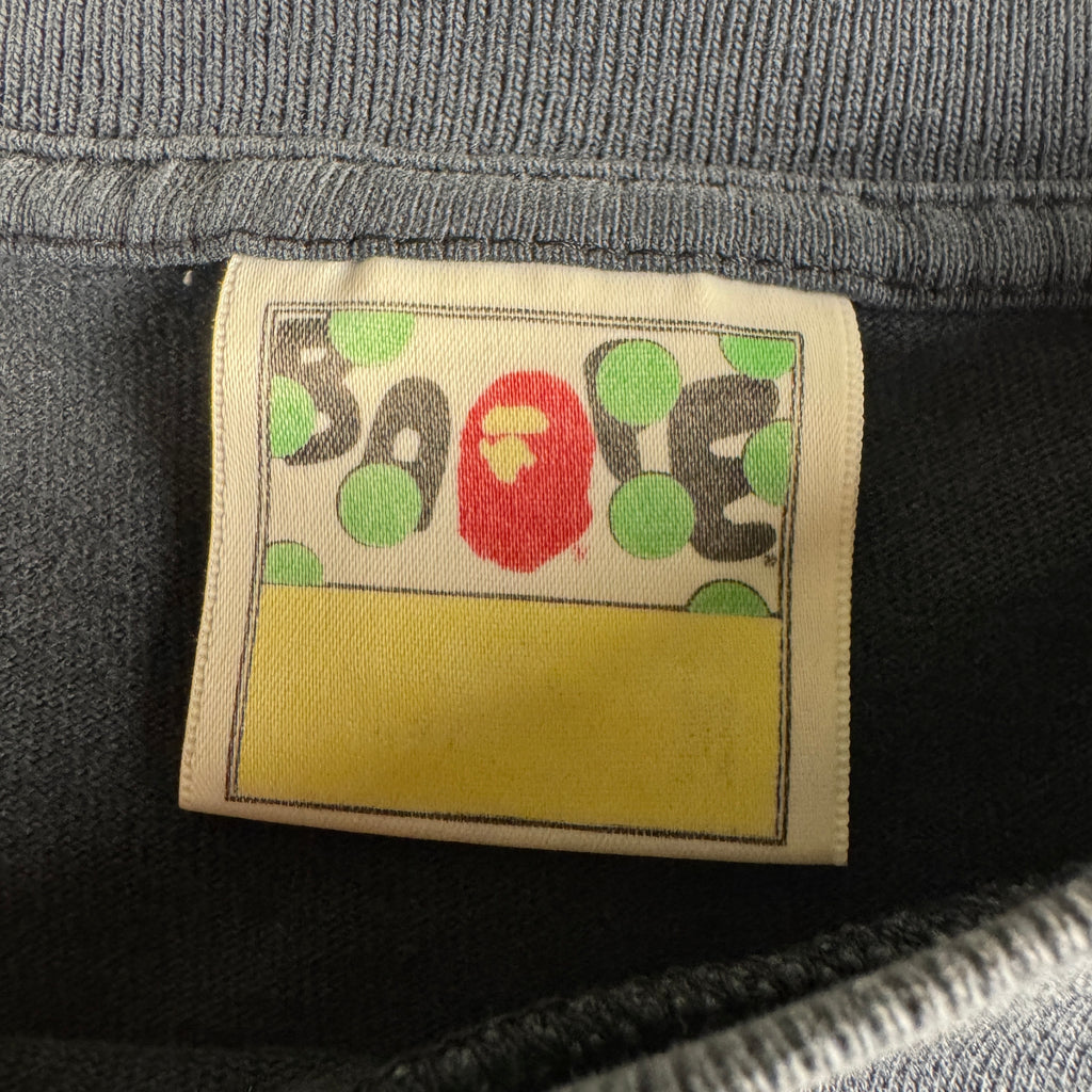 BAPE Blue Camo College Black Tee (M)