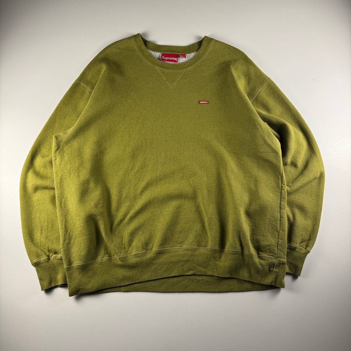 Supreme Mini Box Logo Moss Green Sweater (L)