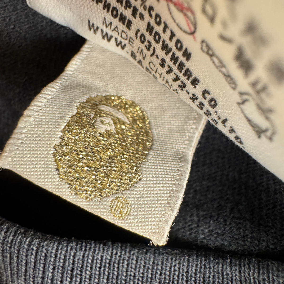 BAPE Camo Circle Logo Black Tee (XL)