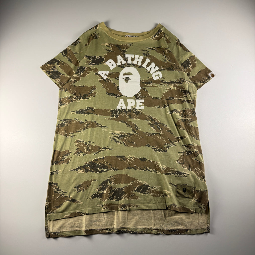 BAPE College Camo Long Tee (S)