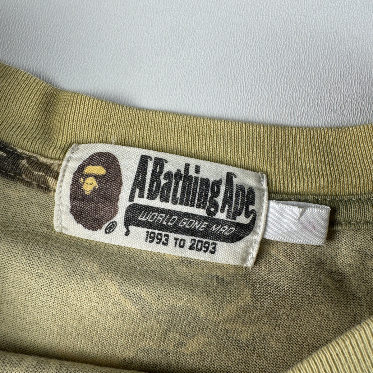 BAPE College Camo Long Tee (S)