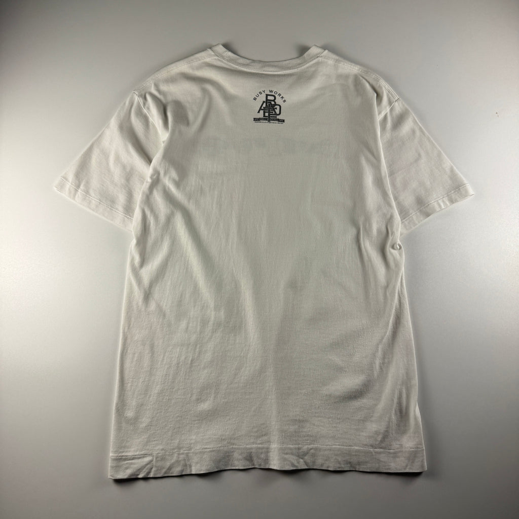 BAPE Cartoon Letters White Tee (M)