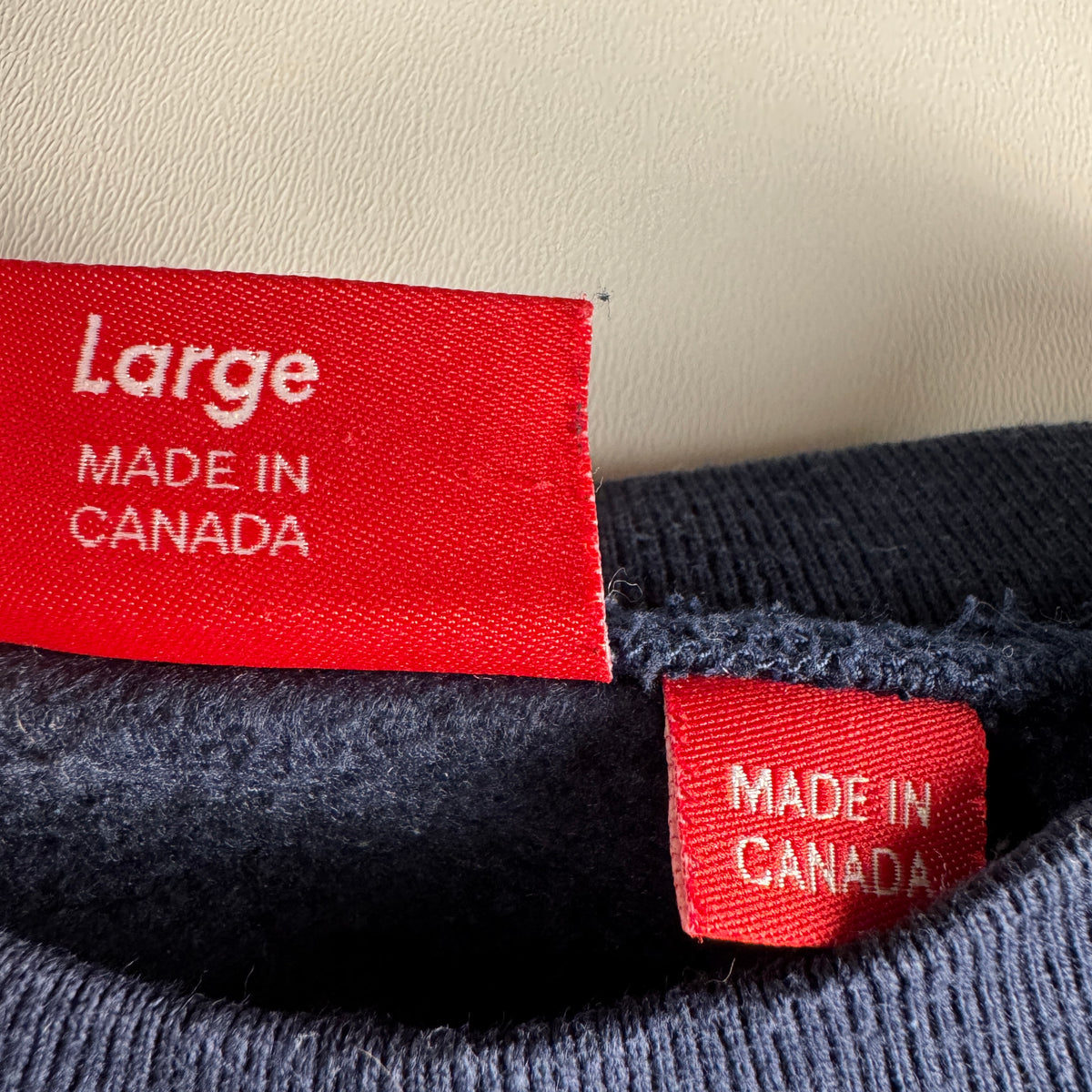 Supreme Mini Box Logo Embroidery Blue Sweater (L)