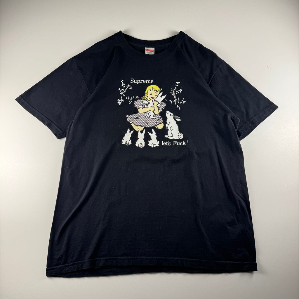 Supreme "Let's Fuck" Black Tee (L)