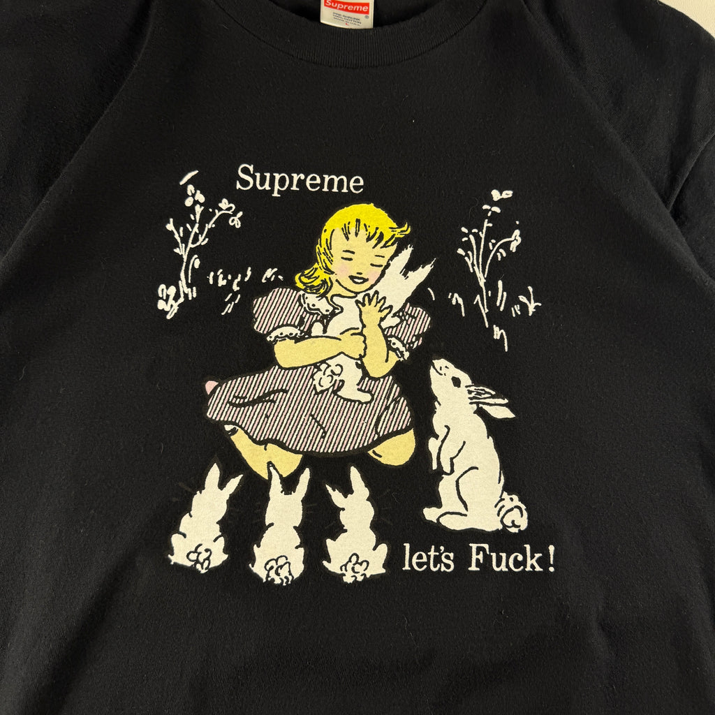 Supreme "Let's Fuck" Black Tee (L)