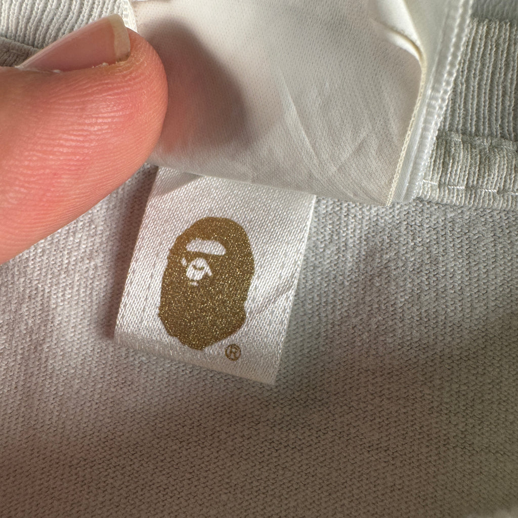 BAPE Big Head White Tee (L)
