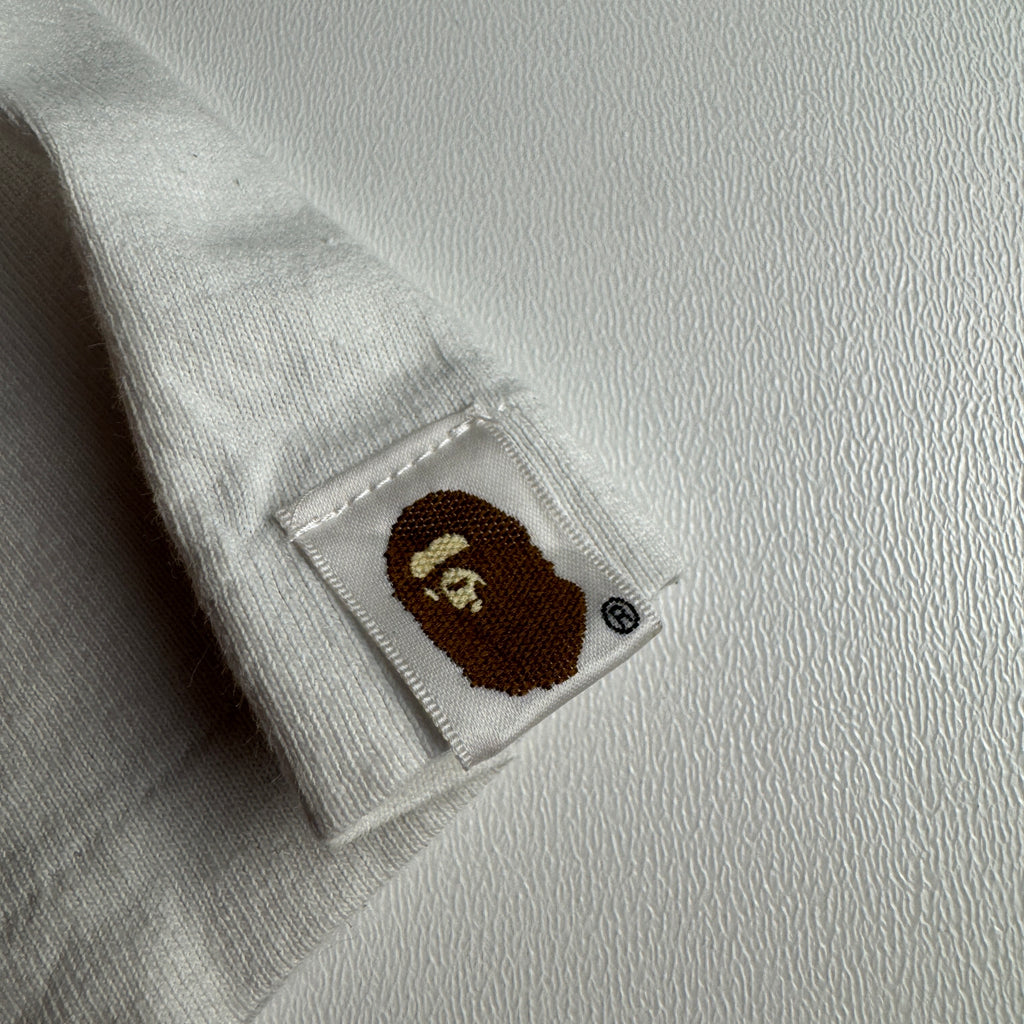 BAPE Big Head White Tee (L)