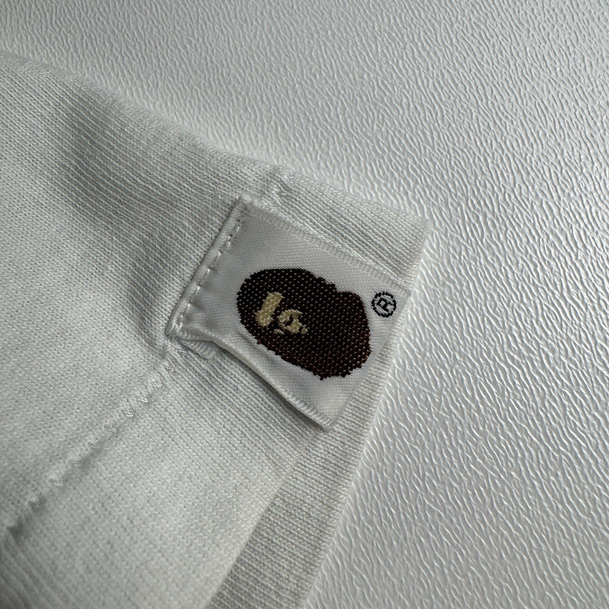 BAPE Neon Camo College White Tee (L)