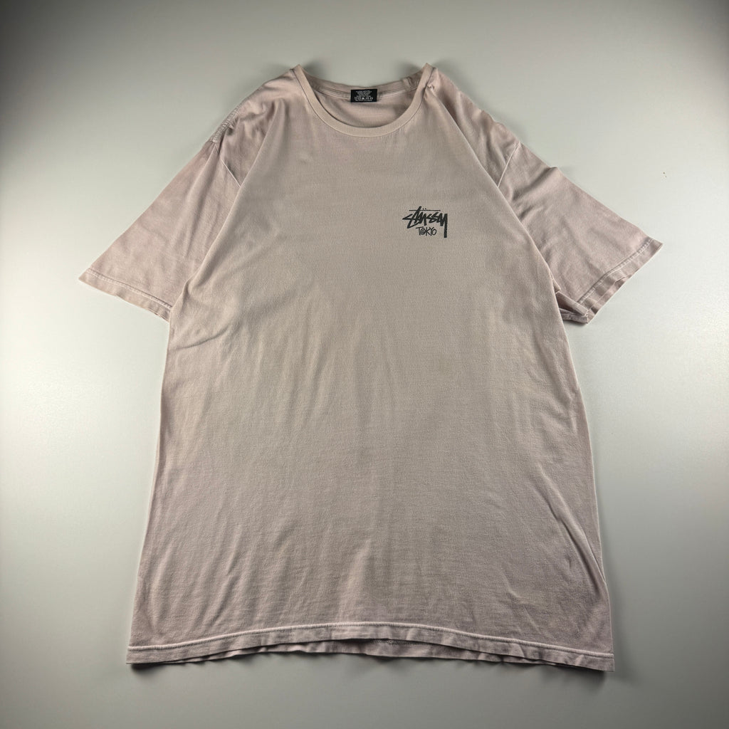 Stussy Tokyo Chapter Pink Tee (L)