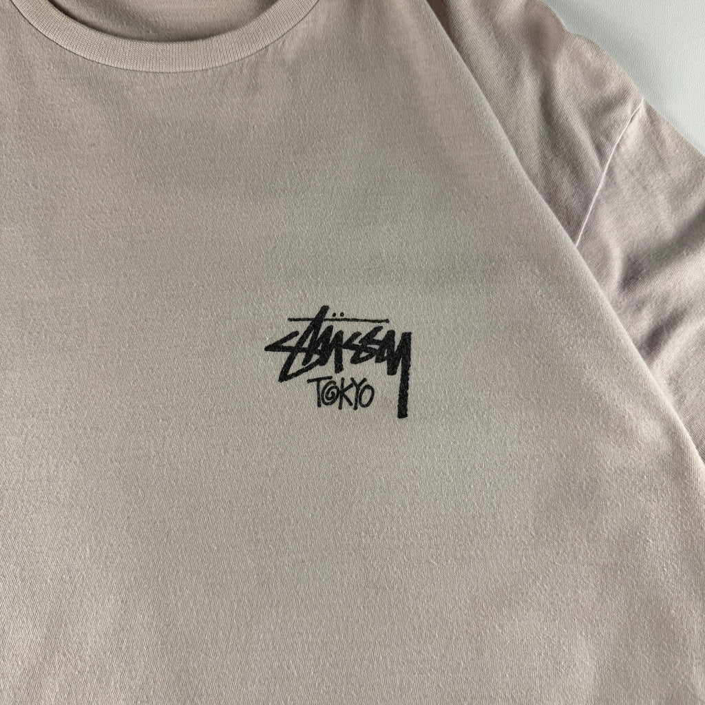 Stussy Tokyo Chapter Pink Tee (L)