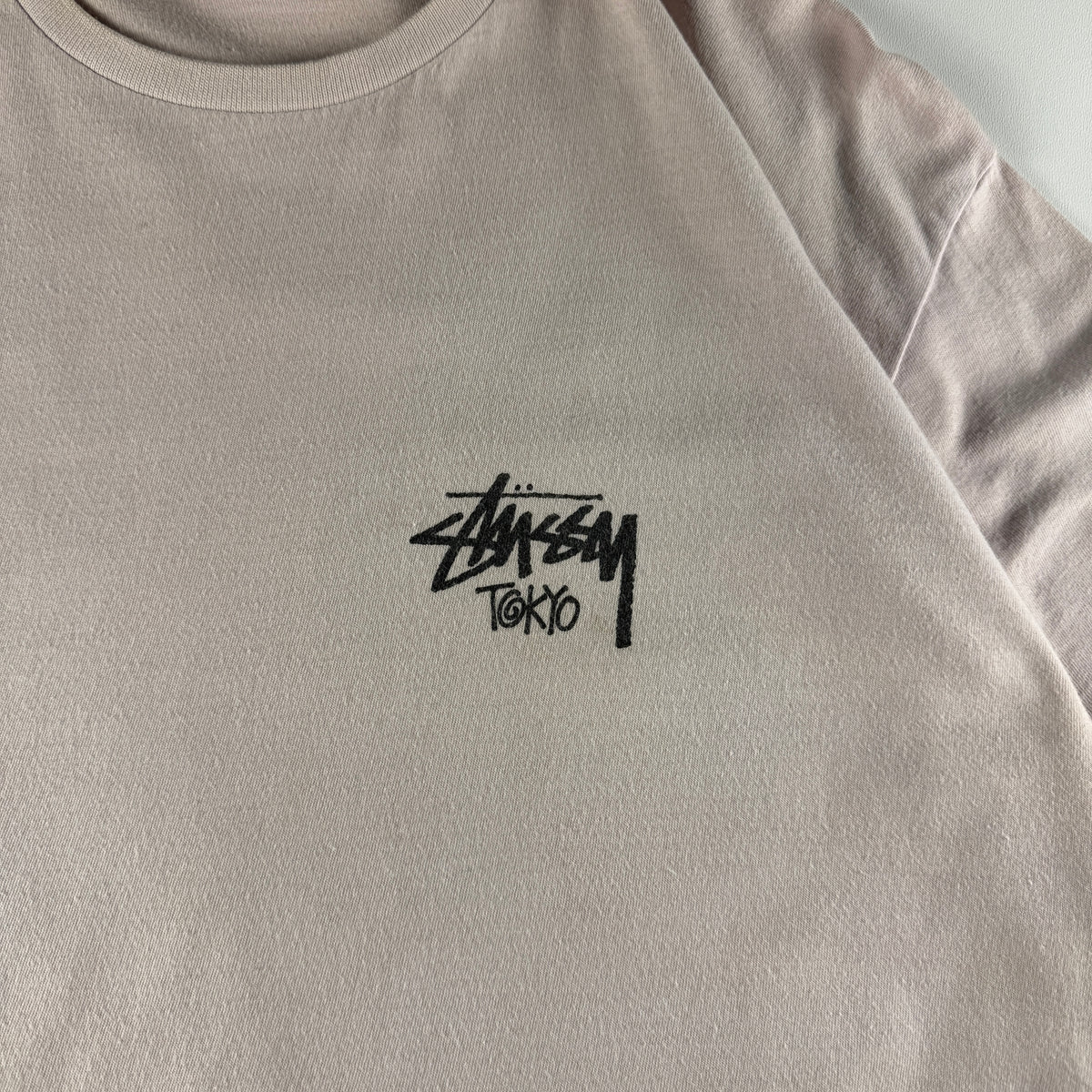 Stussy Tokyo Chapter Pink Tee (L)
