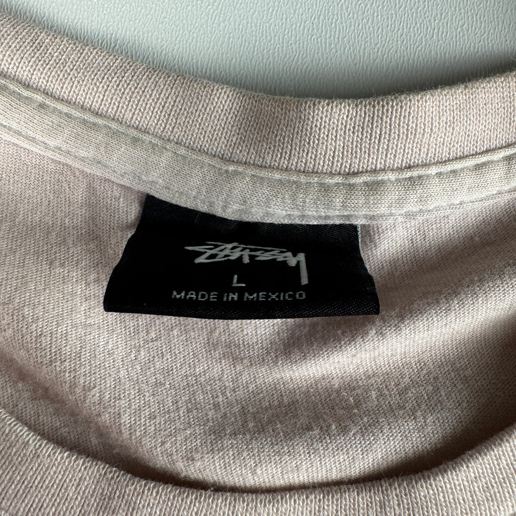 Stussy Tokyo Chapter Pink Tee (L)