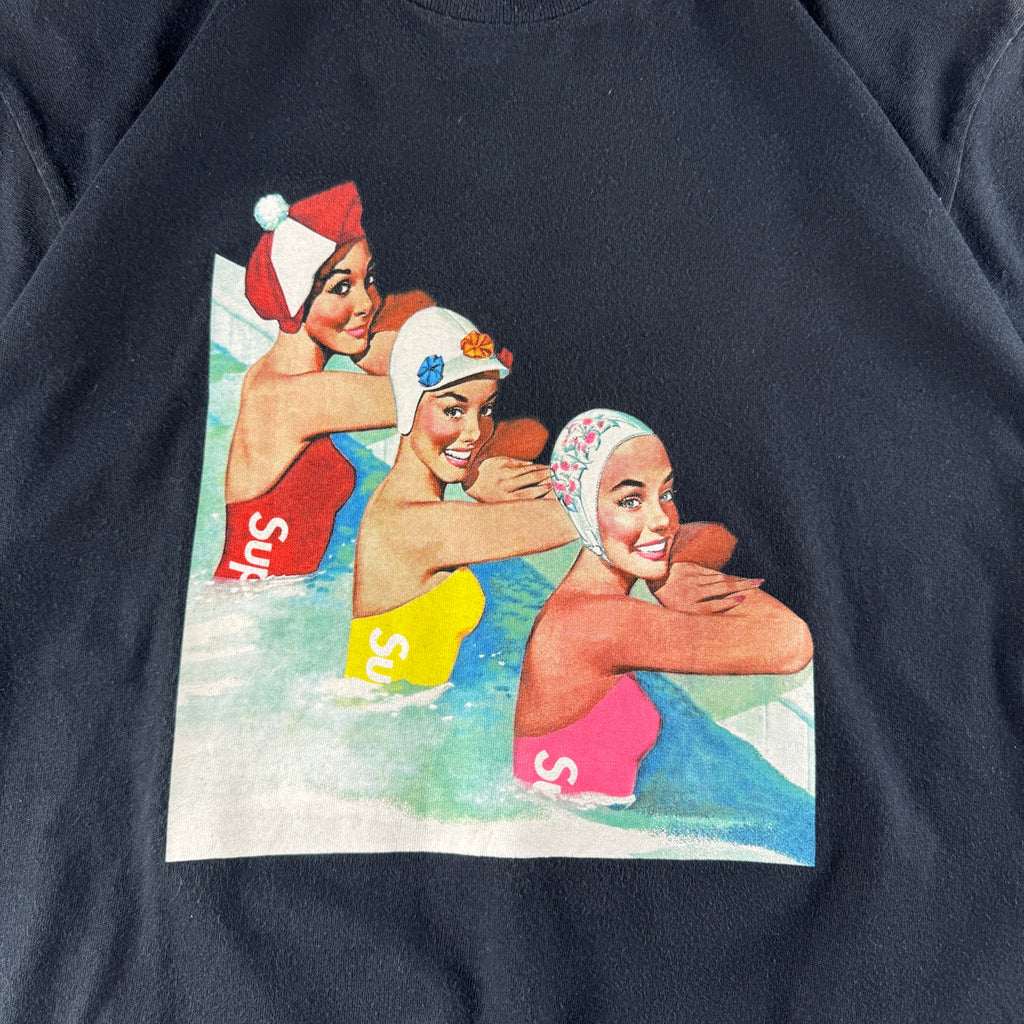 Supreme Swimmers black Tee (M)
