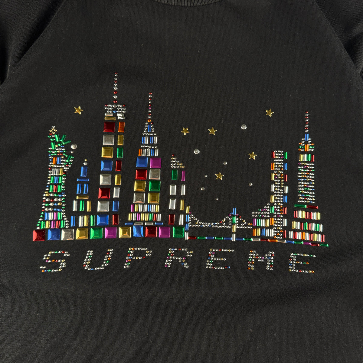 Supreme Skyline S/S Top Black Tee (M)
